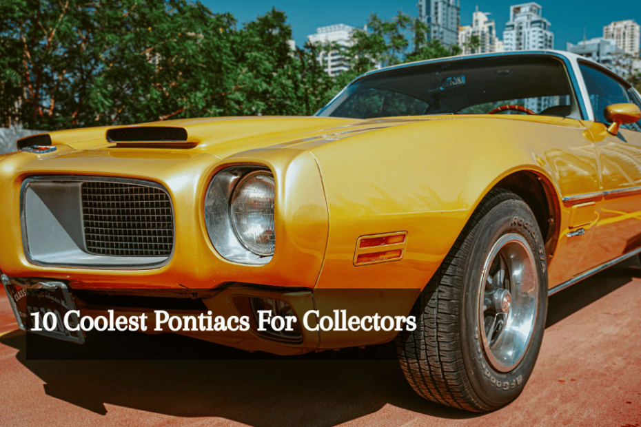 10 Coolest Pontiacs For Collectors The iconic American automaker Pontiac has produced some of the most memorable and collectible cars in automotive history. From classic muscle cars to sleek sports cars, Pontiac has left an indelible mark on the automotive world. Here are ten of the coolest Pontiacs for collectors to add to their garages: 1.1969 Pontiac GTO Judge Why it's cool: The 1969 Pontiac GTO Judge is a quintessential muscle car that epitomizes the golden age of American horsepower. With its bold styling, powerful V8 engine, and iconic "Judge" graphics, this car commands attention wherever it goes and is highly sought after by collectors. 2.1977 Pontiac Firebird Trans Am "Smokey and the Bandit" Why it's cool: Made famous by its starring role in the movie "Smokey and the Bandit," the 1977 Pontiac Firebird Trans Am is an icon of 1970s automotive culture. With its distinctive black and gold livery, shaker hood scoop, and powerful V8 engine, this car is a must-have for movie buffs and enthusiasts alike. 3.1967 Pontiac GTO Why it's cool: The 1967 Pontiac GTO is considered one of the most desirable muscle cars ever, with its sleek styling, potent V8 engine options, and legendary performance, this car helped establish the GTO as a legend in the muscle car world. 4.1969 Pontiac Firebird Trans Am Why it's cool: The 1969 Pontiac Firebird Trans Am is a rare and desirable muscle car combining aggressive styling and potent performance. With its signature hood scoop, spoiler, and iconic Trans Am graphics, this car is a favorite among collectors and enthusiasts. 5.1973 Pontiac Grand Am Why it's cool: The 1973 Pontiac Grand Am is a unique and stylish entry in Pontiac's lineup, featuring a distinctive "coke bottle" shape, hidden headlights, and luxurious interior appointments. With its blend of performance and luxury, this car appeals to collectors seeking something different from the typical muscle car. 6.1964 Pontiac GTO Why it's cool: Often credited as the original muscle car, the 1964 Pontiac GTO is a true legend in automotive history. With its powerful V8 engine, aggressive styling, and affordable price tag, this car set the standard for performance and excitement in the 1960s. 7.1970 Pontiac Trans Am Why it's cool: The 1970 Pontiac Trans Am is a classic muscle car embodying American performance's spirit. With its bold styling, powerful V8 engine options, and track-ready suspension, this car is a favorite among collectors and enthusiasts. 8.1969 Pontiac Firebird 400 Ram Air IV Why it's cool: The 1969 Pontiac Firebird 400 Ram Air IV is a rare and potent muscle car that delivers thrilling performance on the street and track. With its high-performance engine, aggressive styling, and limited production numbers, this car is highly coveted by collectors. 9.1978 Pontiac Firebird Trans Am Special Edition Why it's cool: The 1978 Pontiac Firebird Trans Am Special Edition is another iconic Pontiac featured in the movie "Smokey and the Bandit." With its distinctive black and gold paint scheme, T-top roof, and powerful V8 engine, this car is a favorite among collectors and movie buffs. 10.2002 Pontiac Firebird Trans Am WS6 Why it's cool: The 2002 Ponftiac Firebird Trans Am WS6 is a modern interpretation of Pontiac's classic muscle car formula. With its aggressive styling, potent LS1 V8 engine, and track-tuned suspension, this car offers thrilling performance and modern amenities for collectors who appreciate the best of both worlds. Whether you're a fan of classic muscle cars, sleek sports cars, or iconic movie cars, Pontiac has produced many vehicles that appeal to collectors of all tastes. These ten coolest Pontiacs represent the best of the brand's rich automotive heritage and continue to captivate enthusiasts worldwide.